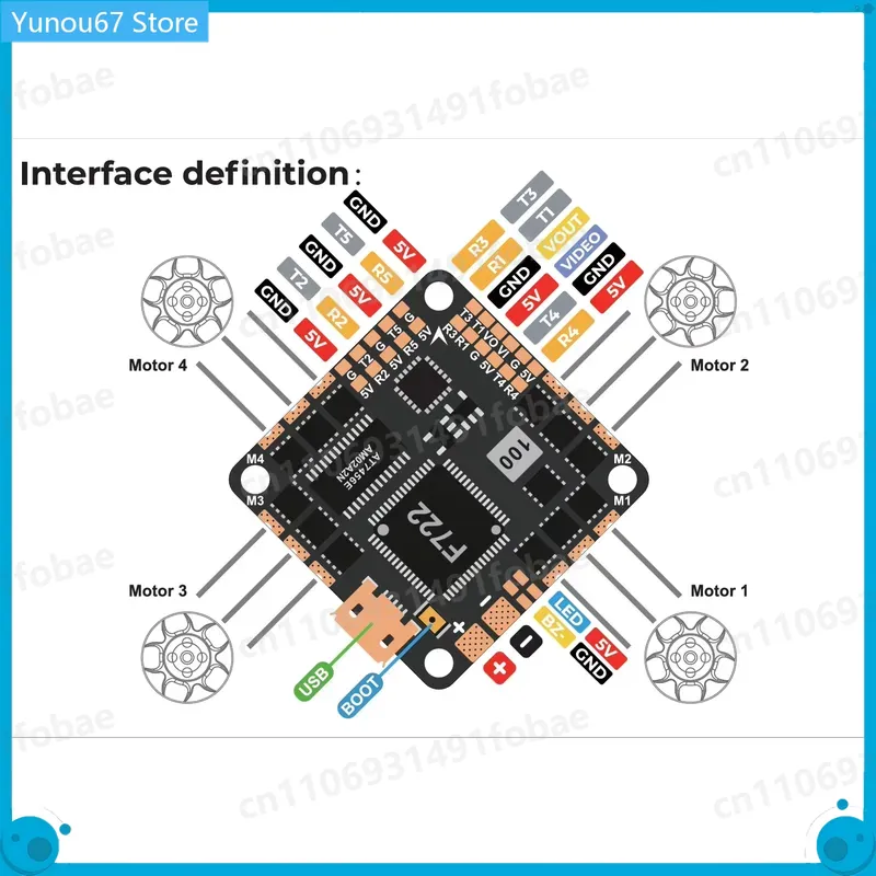 Contrôleur de vol GEPRC GEP-F7 - Drone Racing Flight Controller avis et prix