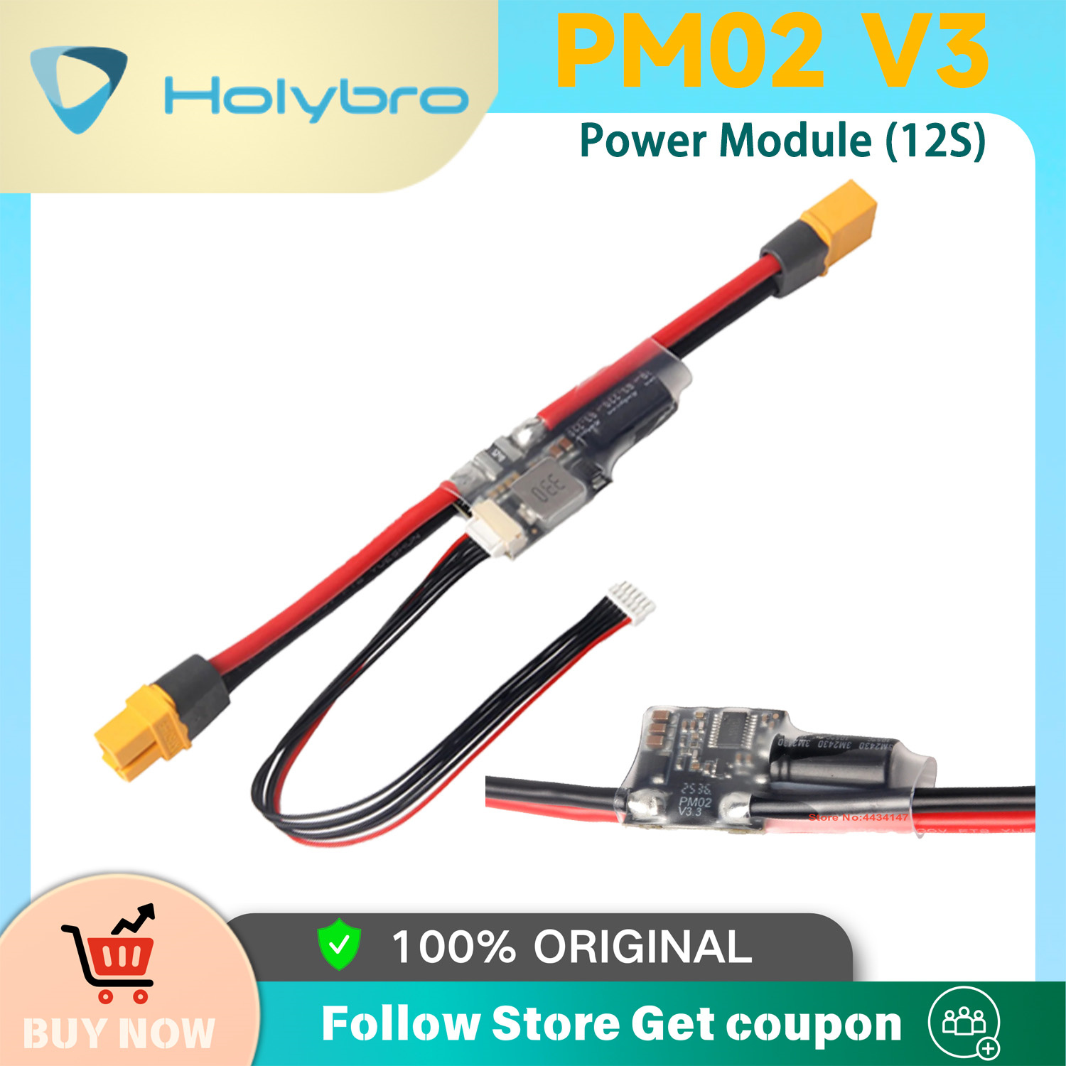 Holybro PM02D Module d'aliment - Drone Racing Flight Controller avis et prix