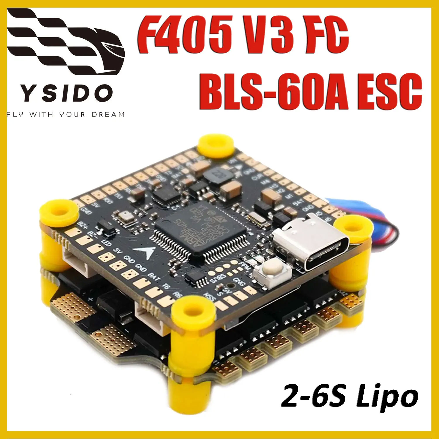 Contrôleur de vol YSIDO F405 V - Drone Racing Flight Controller avis et prix